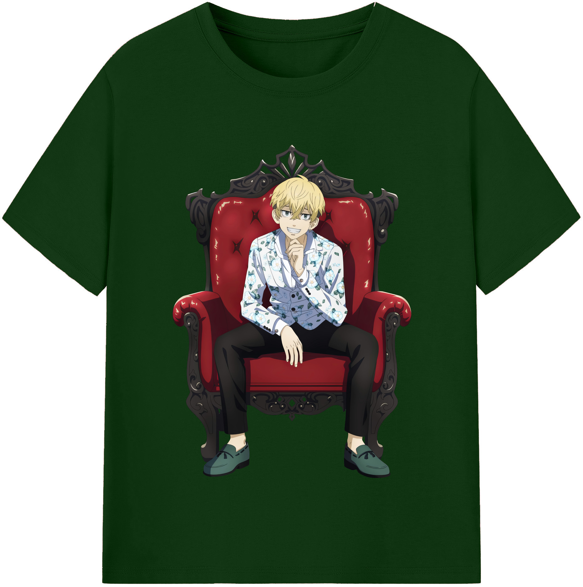 （画像用） 東京リベンジャーズ Tokyo Revengers 綿100％半袖Tシャツ（フロントプリント）